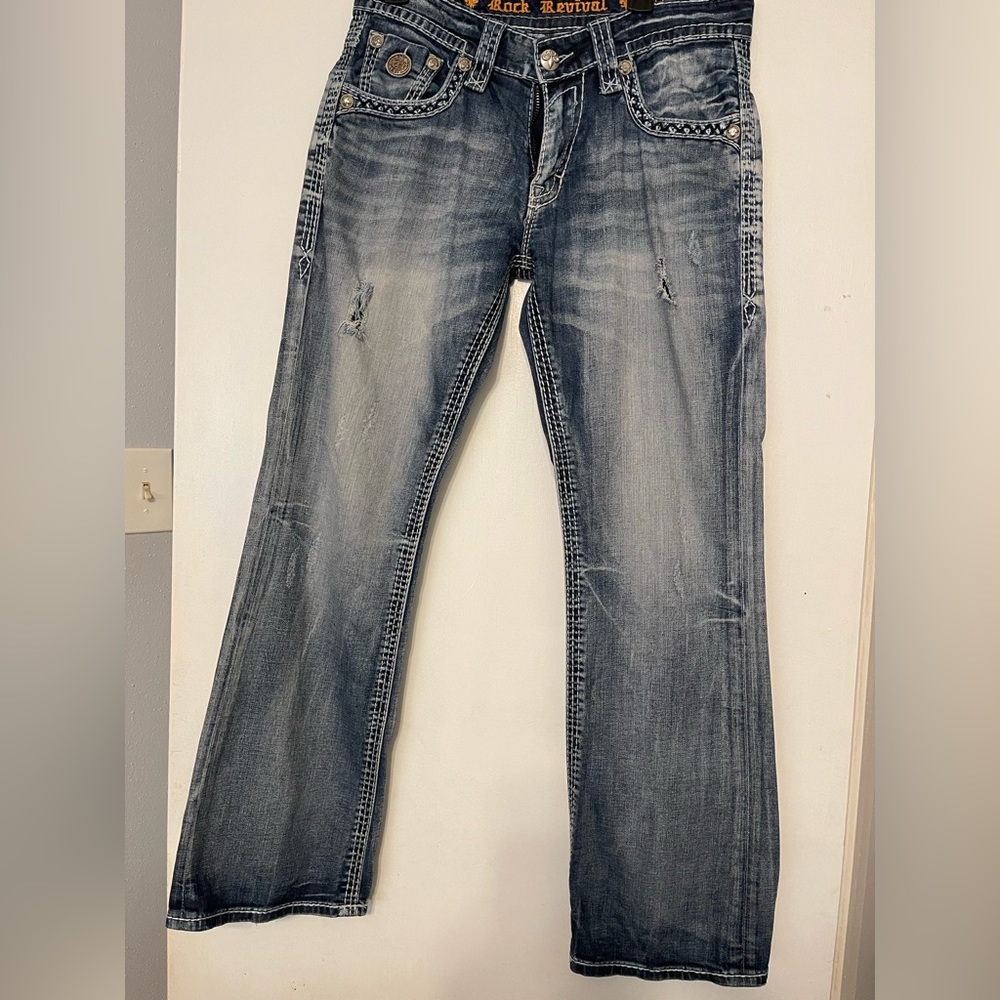 Rock Revival Lamont Slim Boot 33x32 Men